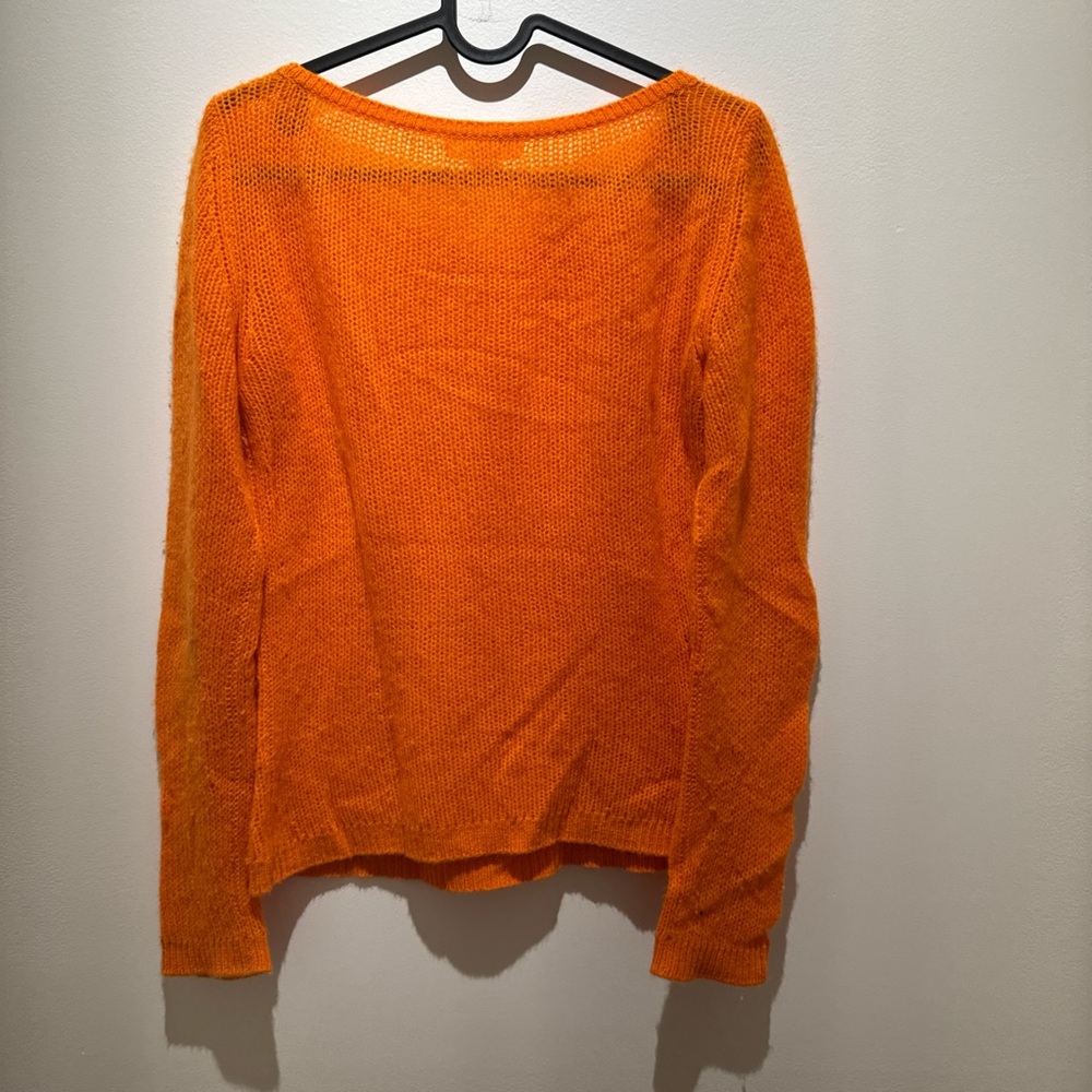 Orange TSE Cashmere Sweater - Picture 3 of 3